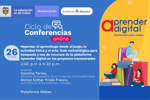 Banner de invitación al webinar del 26 de octubre de 2020