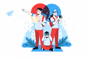 Familia de exploradores