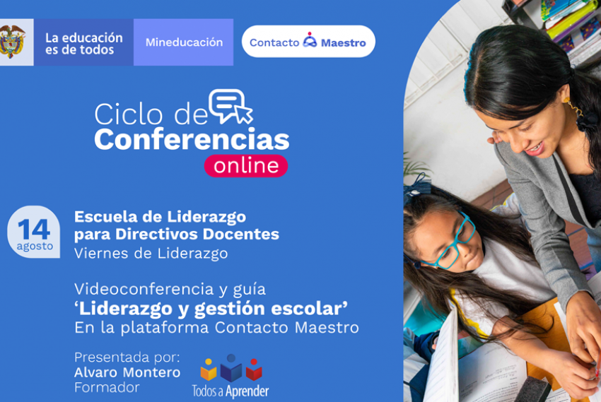 Docente ayudando a un estudiante en sus labores de aprendizaje