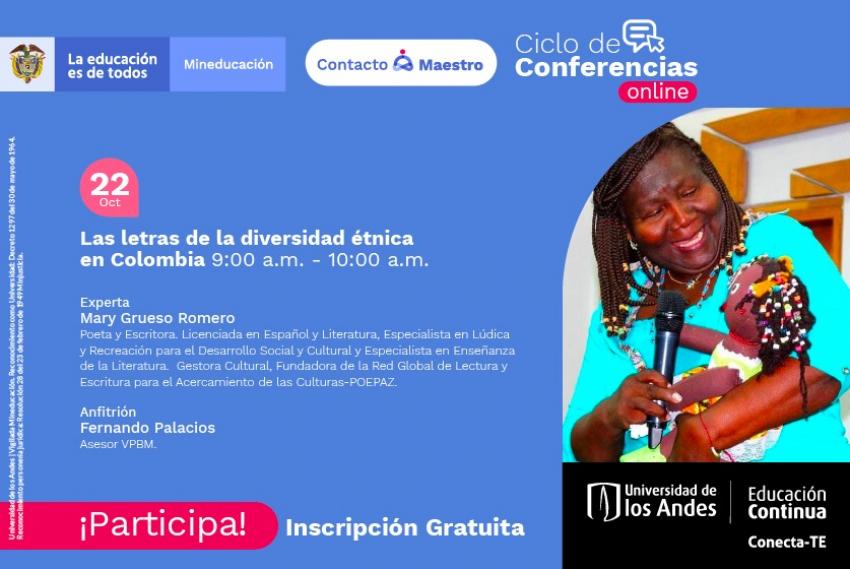 Banner de invitación al webinar del 22 de octubre de 2020