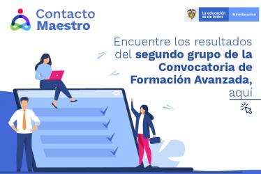 Banner de resultados de convocatoria
