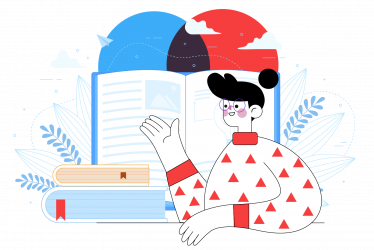 Ilustración de recursos textuales